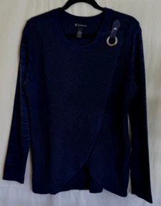 Suéter cárdigan envolvente INC International Concepts azul marino talla L - Imagen 1 de 8