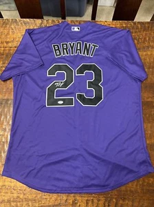 Kris Bryant Signed Colorado Rockies Jersey PSA DNA Coa Autographed - Picture 1 of 6