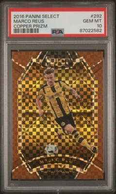 2016-17 PANINI SELECT COPPER FIELD LEVEL PARALLEL MARCO REUS /49 Psa 10 Pop 1 - Image 1 of 2