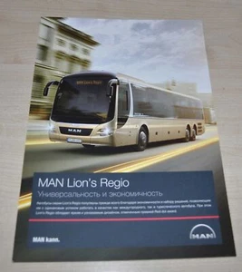 Folleto de autobús MAN Lion's Regio R12 R14 folleto RU - Imagen 1 de 2