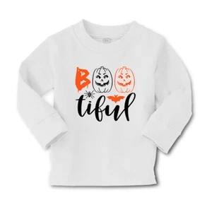Kids Long Sleeve T Shirt Halloween Beautiful Style A Cotton Girls & Boys Clothes - Picture 1 of 12
