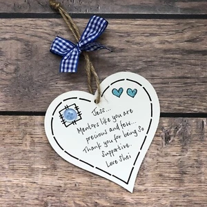 Mentor Gifts Teacher Midwife Tutor Nurse Plaque  Thank You Friend Support Blue - Picture 1 of 4