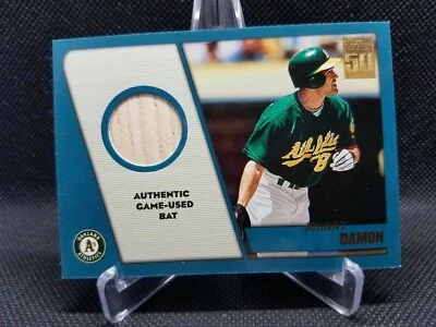 Johnny Damon 2001 Topps Traded Relics #TTR-JD Bat Oakland Athletics - Image 1 of 2