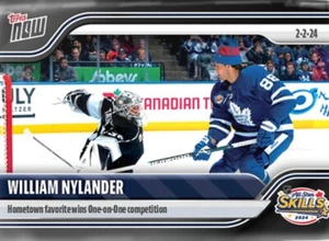 2023-24 TOPPS NOW NHL ALL STAR SKILL STICKER MAPLE LEAFS WILLIAM NYLANDER #105 - Picture 1 of 1