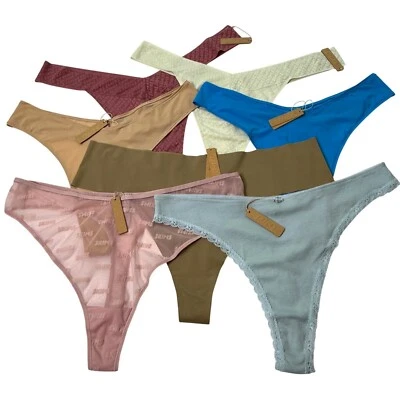 SKIMS Thongs Lot of 7 Various Styles Colors 4X - Image 1 of 4
