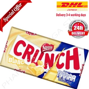 Nestlé Crunch White Chocolate 100g – Buy 2 Get 4! Fresh Pack 3.5oz Each - Picture 1 of 3