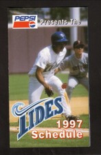 Norfolk Tides--1997 Pocket Schedule--Pepsi/AllSport--Mets Affiliate