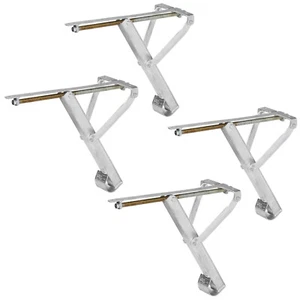 4x Universelle Ausdrehstütze bis 2000 Kg Stütze 460x195x440mm Kurbelstütze - Bild 1 von 7