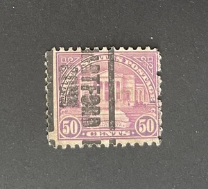 Hartford, Connecticut Type 204 Precancel 50 cents Amphitheatre U.S. #701 - CT - Picture 1 of 2