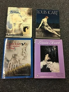 Louis Icart Rare four Book Lot Erotica Complete Etching Japan Exhibition Catalog - Imagen 1 de 1