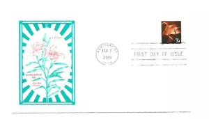 3490 34c flores pastel híbrido asiático Lily Artmaster FDC - Imagen 1 de 1