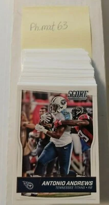 2016 Score Football ~ Base Singles RCS~ You Pick & Choose ~ Build A Set #200-440 - Image 1 of 2