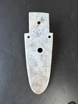 Antigua espada china tallada jade Ge daga-hacha jade Foto 1 de 4