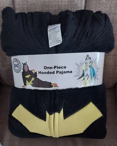 DC Comics Originals One-Piece Women's Large Hooded Pajamas NEW Batgirl / Batman - Picture 1 of 4