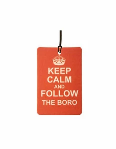 Keep Calm And Follow Middlesbrough Car Air Freshener - Picture 1 of 2