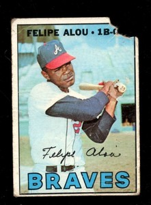 1967 TOPPS #530 FELIPE ALOU POOR BRAVES *X88168