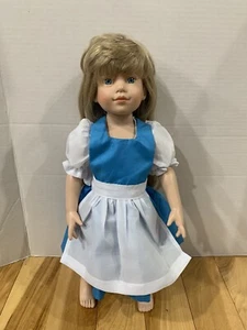 Passt schmal 18" Magic Attic oder Kidz n Cats Puppenkleidung Prinzessin Belle nur Kleid - Bild 1 von 3