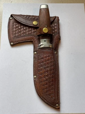 Excellent Condition Vintage Case XX Knife and Hatchet Combo with Walnut Handle - Image 1 of 4