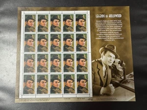 Scott #3446 Legends of Hollywood Edward G. Robinson Pane of 20 33¢ Stamps (2000) - Picture 1 of 2