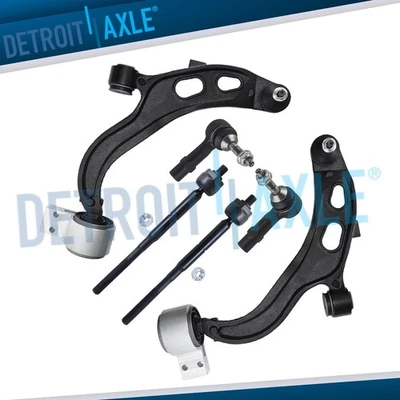 Brazos de control inferiores delanteros Kit de extremos de barra de amarre para Lincoln MKT MKS Ford Taurus Flex Foto 1 de 4