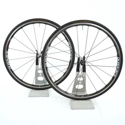 Shimano Dura-Ace 1380 Carbon WH-7850 700c Rim Brake Clincher Wheelset with Tires - Image 1 of 4