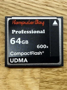 KomputerBay Professional 64GB Compact Flash Memory Card 1000x/UDMA 7 For Cameras - Picture 1 of 2