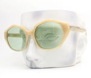 Gafas de sol Oliver Peoples Khaite OV5511SU beige marfil mezcla verde poli lente con estuche - Imagen 1 de 10