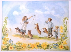 Tasha Tudor / BLOWING BUBBLES Tasha Tudor 1983 #22184 - Picture 1 of 1