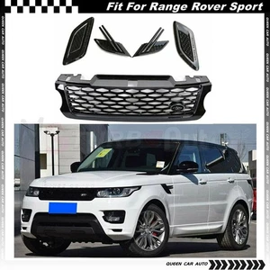 5Pcs Front Grille Side Vent hood Cover Fit for LR Range Rover Sport 2014-2017 - Picture 1 of 10