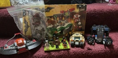 LEGO Batman Movie LOT, Riddler Riddle Racer (70903),76001, AND extra figures - Image 1 of 2