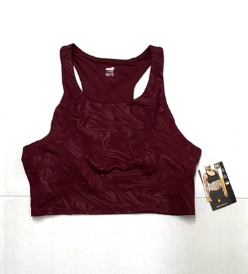 Sujetador deportivo Avia para mujer borgoña cómodo ajustado ropa deportiva XL (16-18) Foto 1 de 4
