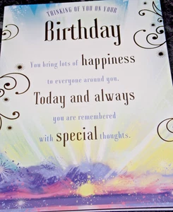 Birthday Card. Inspire Range from Silverline Cards. - Picture 1 of 3