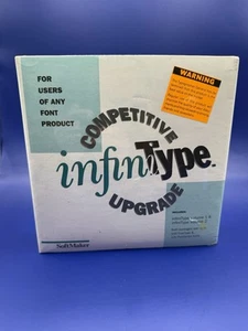 SOFT MAKER InfiniType Competitive Upgrade Vol. 1 & 2 (100 TrueType Faces) SEALED - Picture 1 of 6