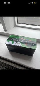 Texas Hold'em Poker Set Playing Cards Poker Chips Felt Mat Tin Box :THINGS - Picture 1 of 3