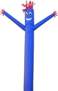 20ft Advertising Inflatable Tube Man Blow Up Giant Waving Arm Fly Puppet Blue - Picture 1 of 5