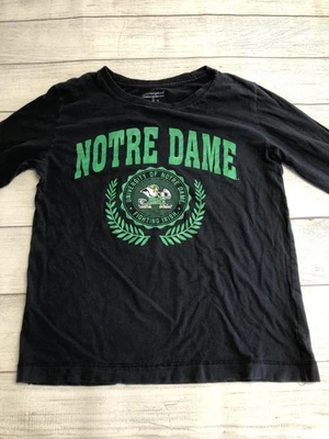 Notre Dame Fighting Irish Shirt Long Sleeve Youth Medium NCAA Basketball Tee - Image 1 of 4