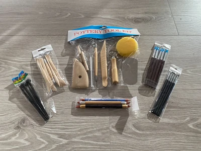 Pottery Tool Kit Sculpting Bundle Brand New - Image 1 of 4