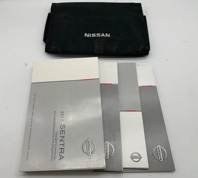 Conjunto manual do proprietário Nissan Sentra 2017 com estojo fabricante de equipamento original B03B23026 - Imagem 1 de 4