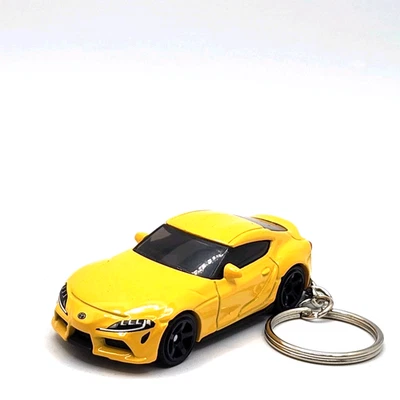 2023 Toyota GR Supra Yellow Custom 1/64 Scale Diecast 🎁 GREAT GIFT 🎁 - Image 1 of 4