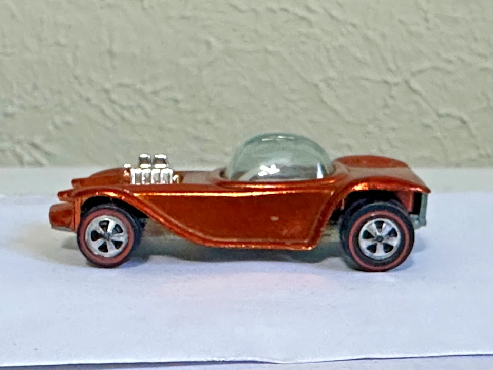 HOT WHEELS REDLINE VINTAGE 1968 BEATNIK BANDIT PENNY COPPER ORANGE GREAT COND! - Image 1 of 4