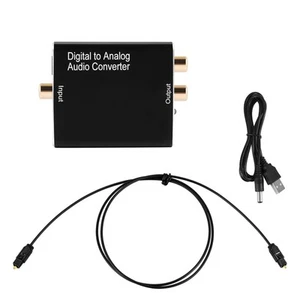 Convertidor de Audio Digital a Analógico, Digital SPDIF Óptico a Analógico L/R 2607 - Imagen 1 de 7