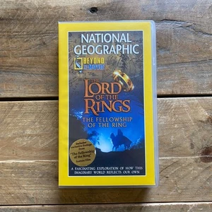 National Geographic Beyond the Movie Lord of the Rings Fellowship VHS - 2001 - Picture 1 of 7