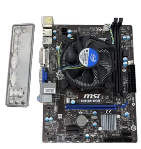 MSI H81M-P33 Mainboard Socket 1150 + CPU i5-4460T 1,90 GHz Military Class 4 - Bild 1 von 8