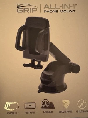 GRIP All-In-1 Universal Cell Phone Mount Mobile Holder for Your Car - Image 1 of 4