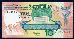Seychelles P32 UNC ND (1989) 10 rupees - Picture 1 of 2