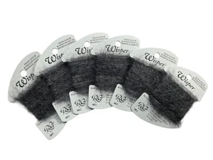 Rainbow Gallery Wisper Kid Mohair Lot of 6 Gray W61 Needlework Thread Fuzzy - Picture 1 of 3