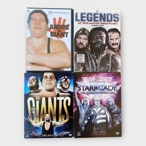 WWE DVD Lot Wrestling Bundle Andre The Giant Retro Vintage WWF WCW Big Show ECW - Picture 1 of 15