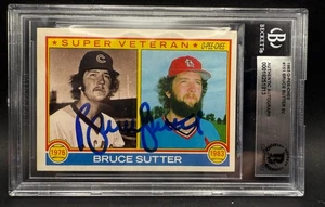 Bruce Sutter Signed Autographed 1983 OPC Baseball Card - Beckett BAS - Picture 1 of 2