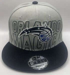 Gorra Orlando Magic Snapback New Era Logo Gris Negro Azul 9FIFTY Nueva - Imagen 1 de 5