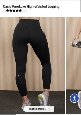 Fabletics Women' Leggings Oasis PureLux High-Waisted Legging FULL Length Size s - Image 1 of 3